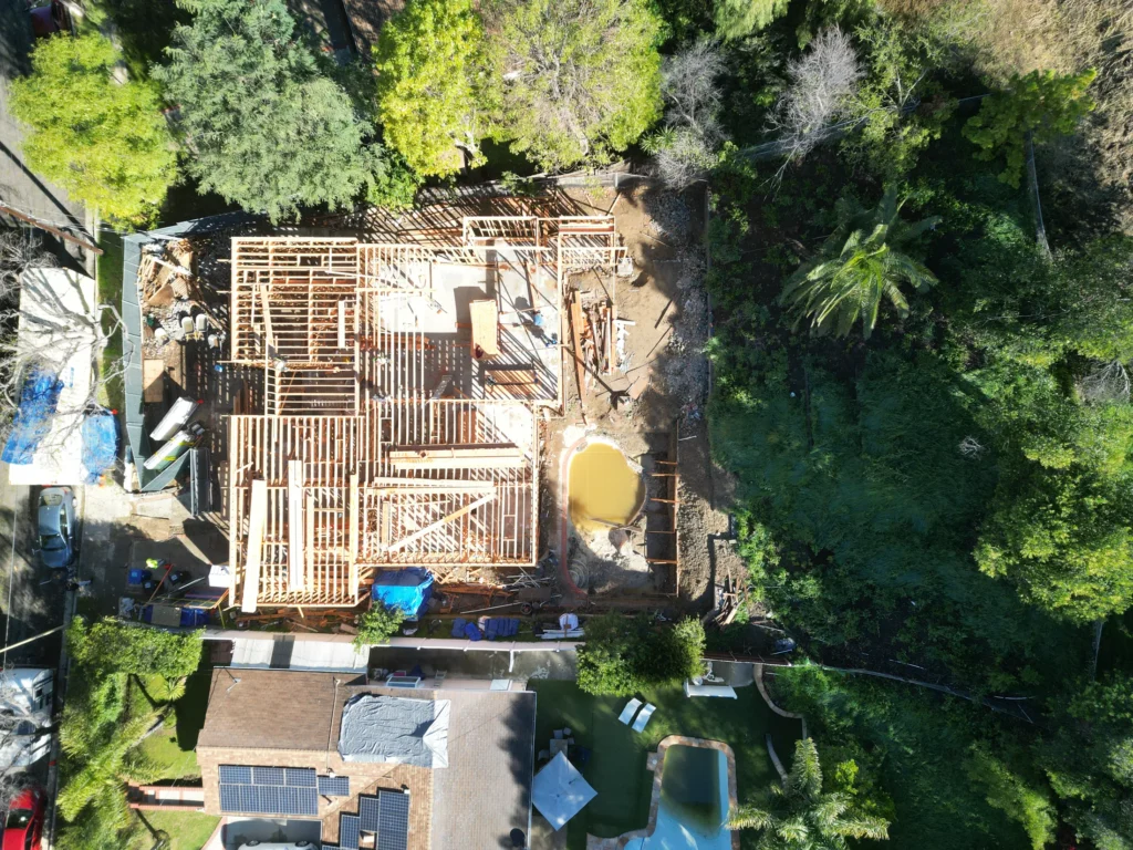 Custom New Home Construction with Pool in Southern California