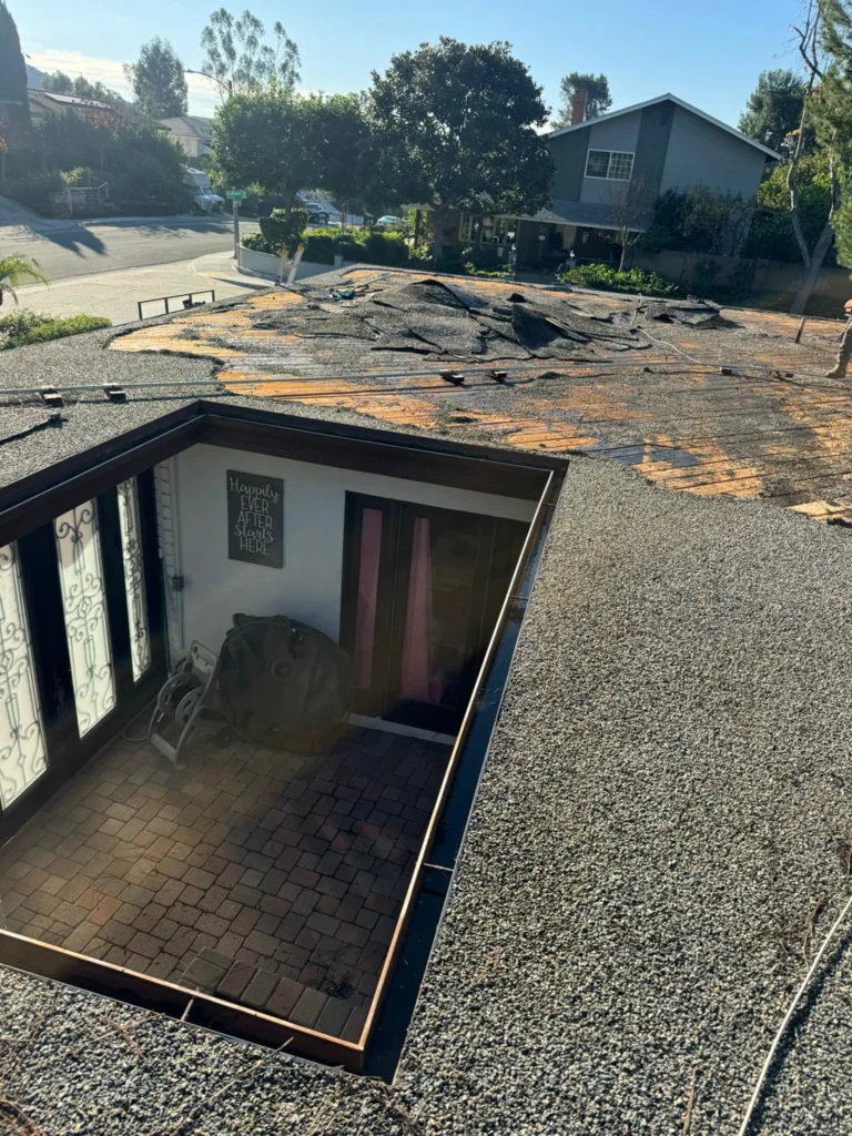 flat roof replacement in whittier 06