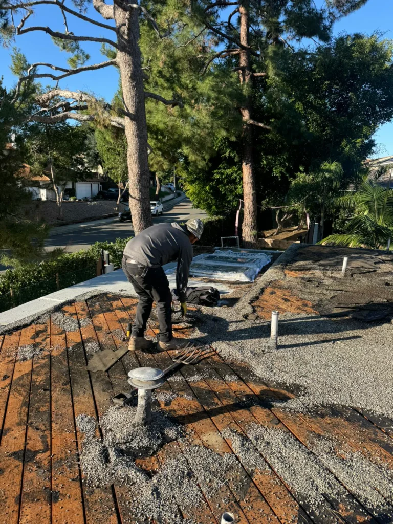 flat roof replacement in whittier 07