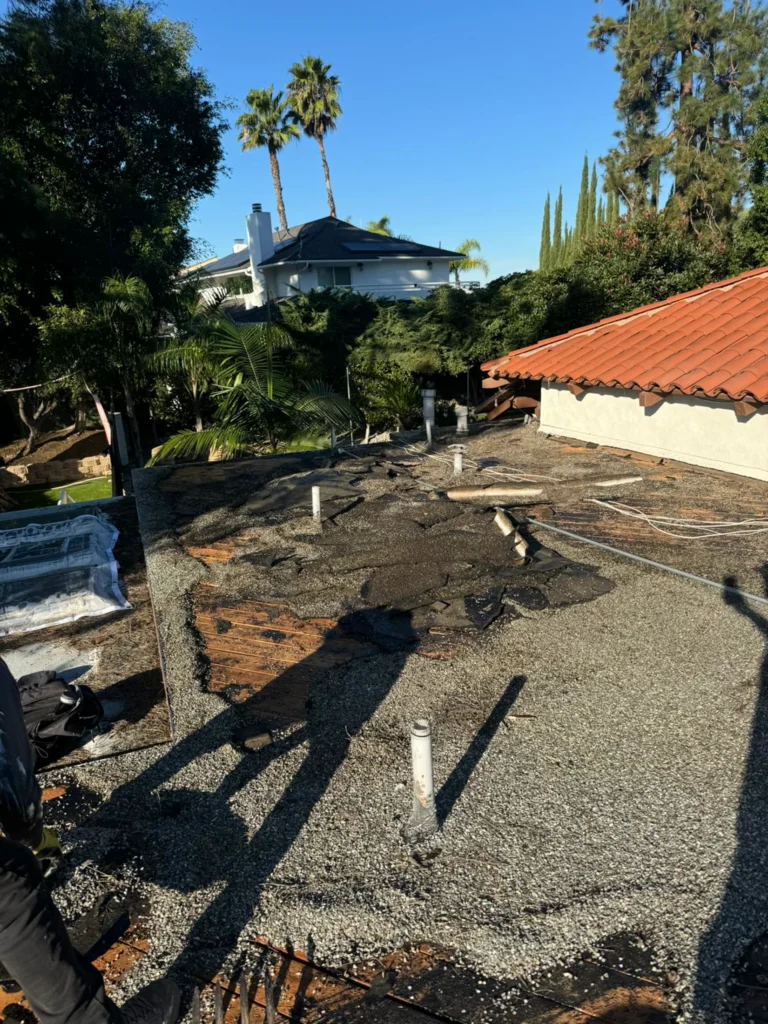flat roof replacement in whittier 08 1