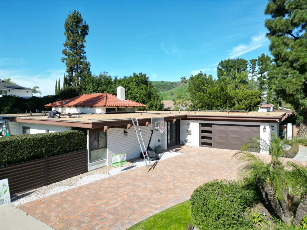 flat roof replacement in whittier 13 1