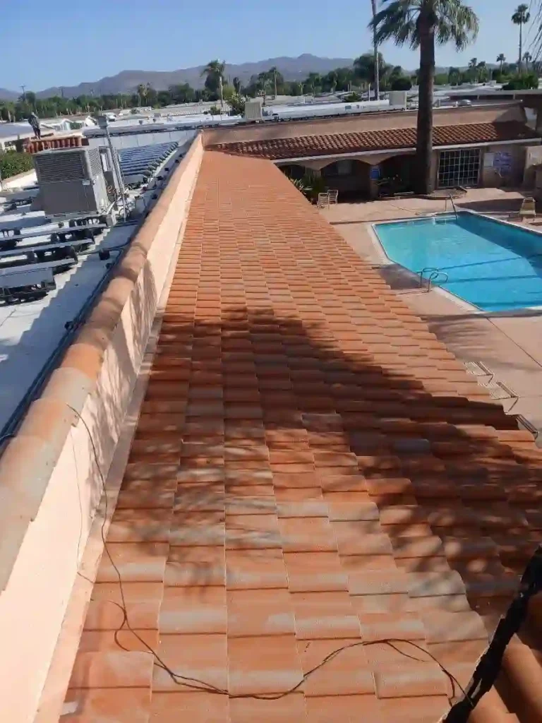 Tile Roof Project in Hemet 30 Tile roof project progress for Home Remodeling Builders in Hemet, CA 92544