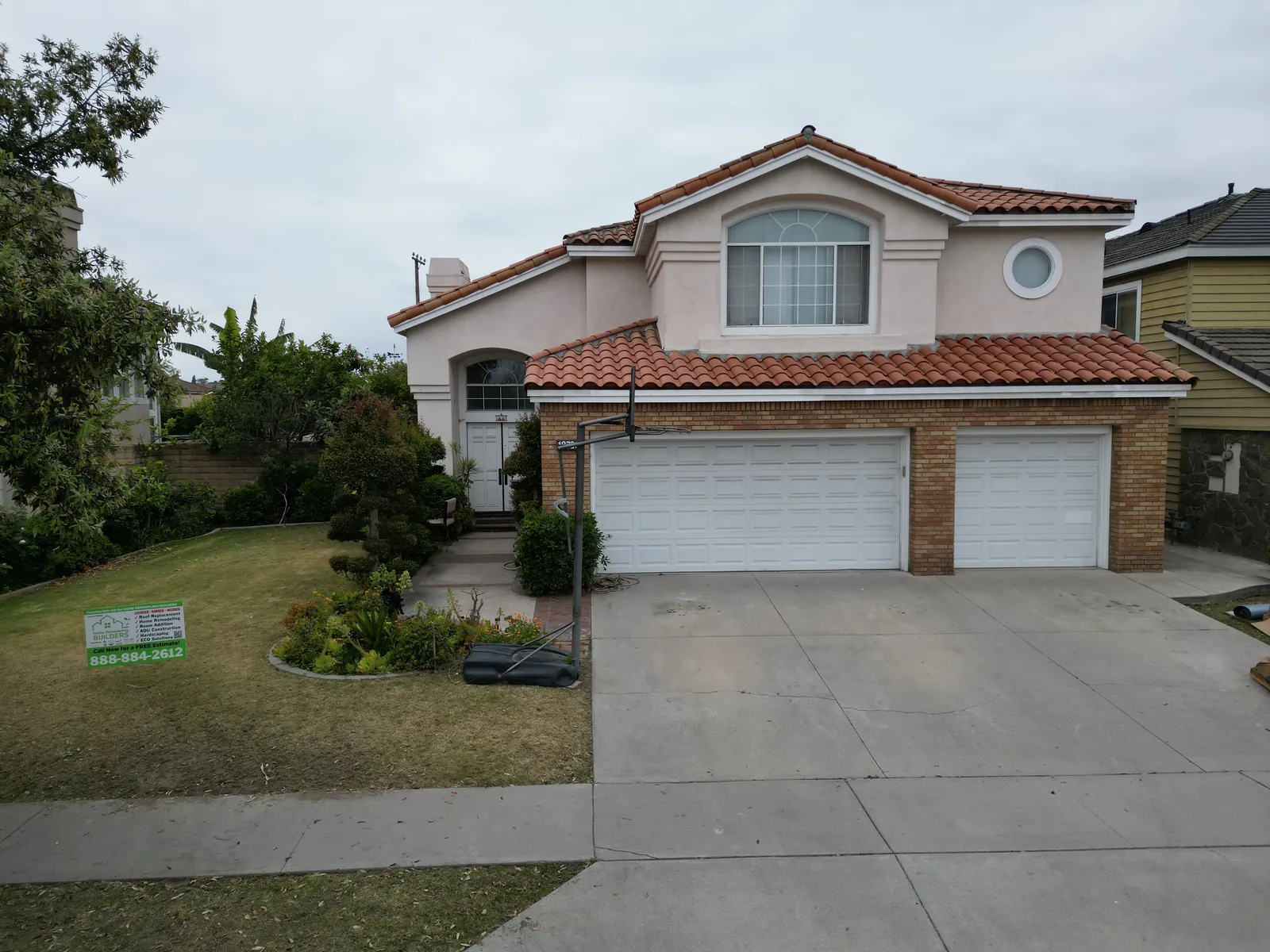 The home after the tile-roof work. Cerritos roofing project.