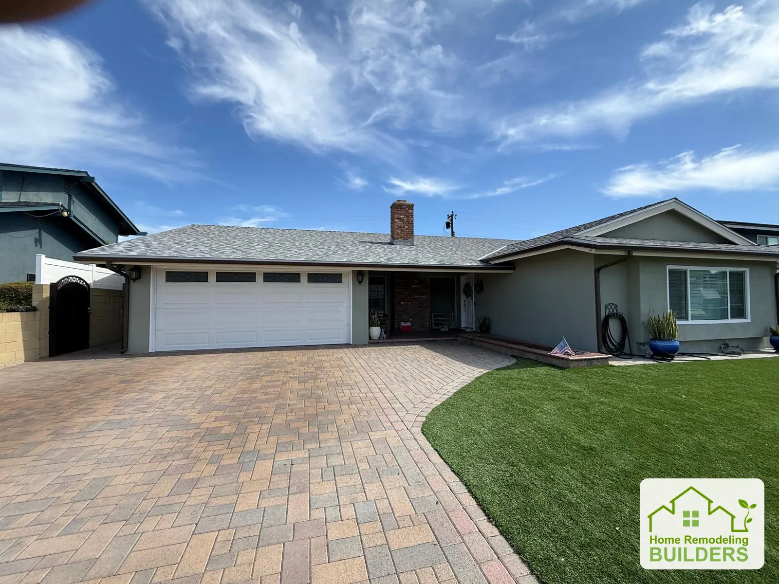 The Westminster home before the roof replacement. Westminster roofing project.